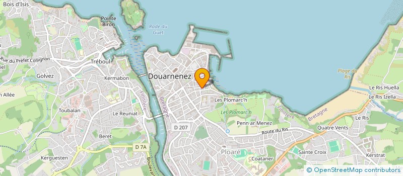 localisation de l'entreprise MADAME ALICE LOURADOUR à DOUARNENEZ