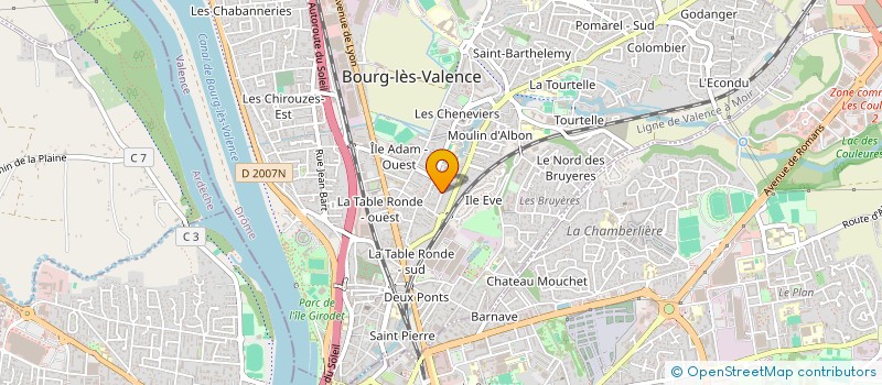 localisation de l'entreprise MADAME ALICE LUQUET  BOURG-LES-VALENCE