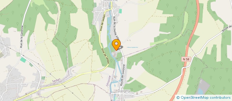 localisation de l'entreprise MADAME ALICE MALJEAN  SEDAN