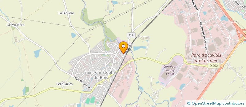 localisation de l'entreprise MADAME ALICE MANCEAU  SAINT-CHRISTOPHE-DU-BOIS