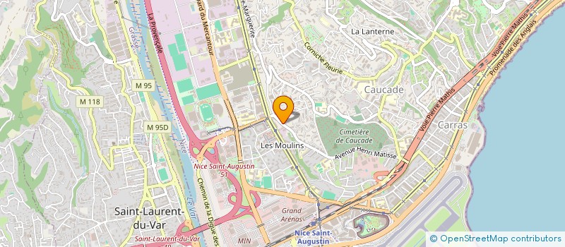 localisation de l'entreprise MADAME ALICE MANNIEZ à NICE
