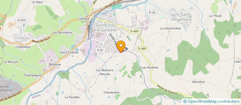 localisation de l'entreprise MADAME ALICE MARGUIER  AVEIZE