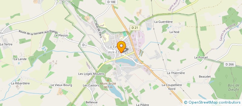 localisation de l'entreprise MADAME ALICE MARIE à LA FERRIERE-AUX-ETANGS