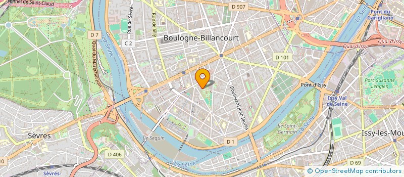 localisation de l'entreprise MADAME ALICE MARIE HELENE BESNARD à BOULOGNE-BILLANCOURT