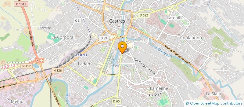 localisation de l'entreprise MADAME ALICE MARIE PATRICIA FONTAINE à CASTRES