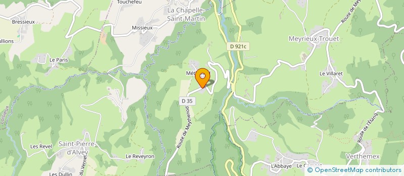 localisation de l'entreprise MADAME ALICE MARSAL  SAINT PIERRE D'ALVEY