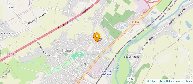 localisation de l'entreprise MADAME ALICE MARTIN  NAINTRE