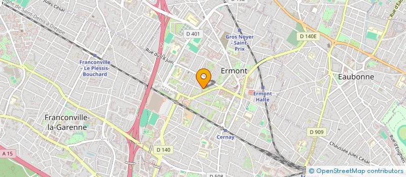 localisation de l'entreprise MADAME ALICE MARTY  ERMONT