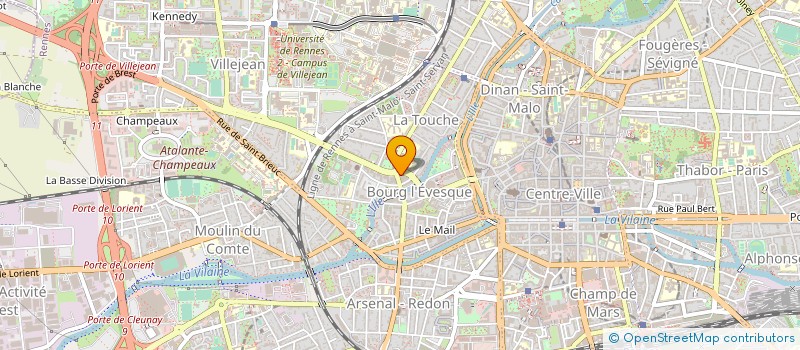 localisation de l'entreprise MADAME ALICE MASSON  RENNES