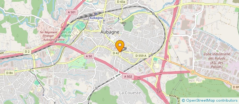 localisation de l'entreprise MADAME ALICE MASSOT à AUBAGNE