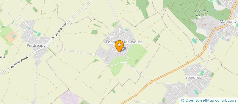 localisation de l'entreprise MADAME ALICE MASUREL  FONTENAY-MAUVOISIN