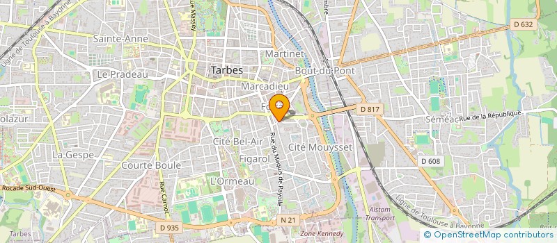 localisation de l'entreprise MADAME ALICE MATURANO  TARBES