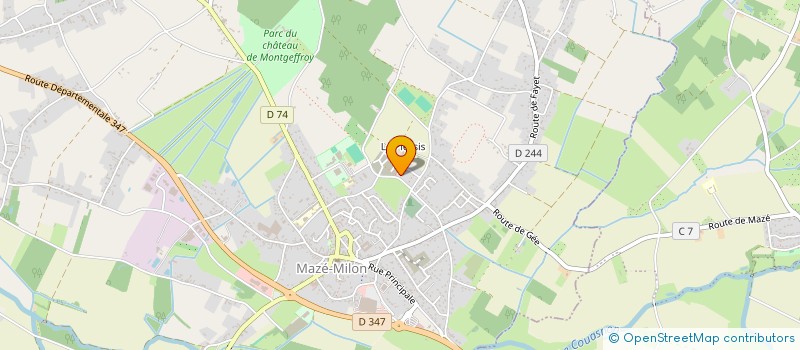 localisation de l'entreprise MADAME ALICE MEHU  MAZE-MILON