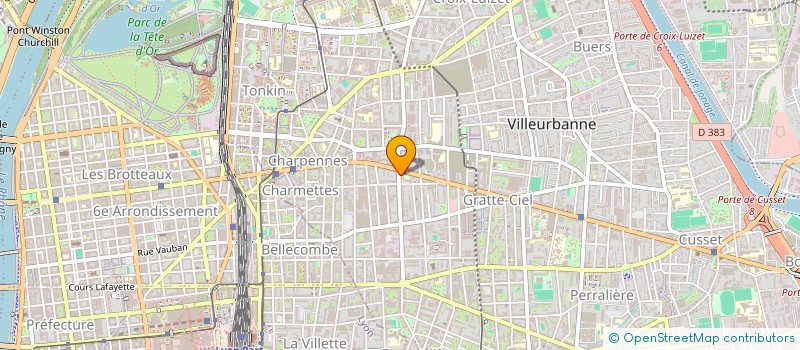 localisation de l'entreprise MADAME ALICE MELKONIAN à VILLEURBANNE