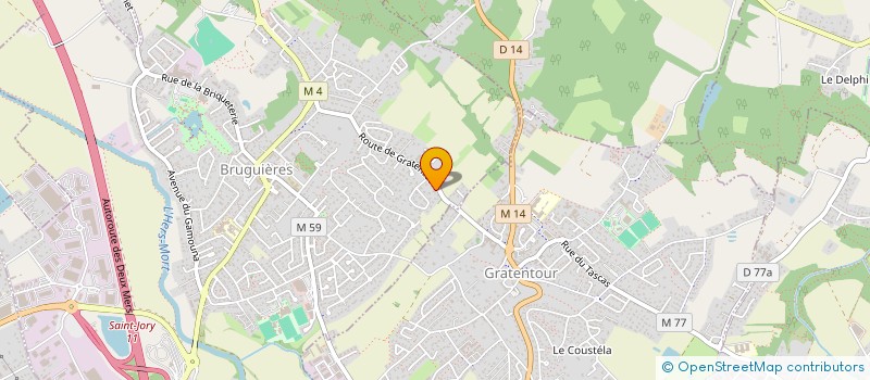 localisation de l'entreprise MADAME ALICE MELOTTO  BRUGUIERES