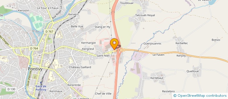 localisation de l'entreprise MADAME ALICE MENIGOT  PONTIVY