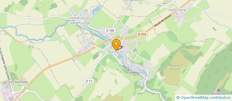 localisation de l'entreprise MADAME ALICE MENY  BUCEY-LES-GY