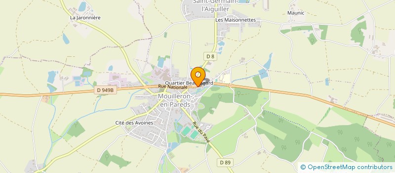 localisation de l'entreprise MADAME ALICE METAY  MOUILLERON-SAINT-GERMAIN