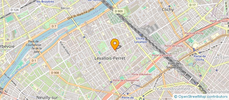 localisation de l'entreprise MADAME ALICE MICHEL à LEVALLOIS-PERRET