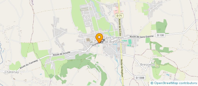 localisation de l'entreprise MADAME ALICE MIGNOT  SAINT-SIMEON-DE-BRESSIEUX