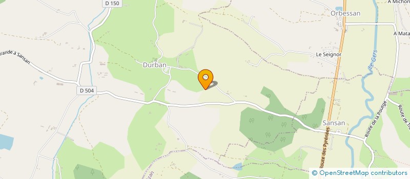 localisation de l'entreprise MADAME ALICE MILHAS  DURBAN