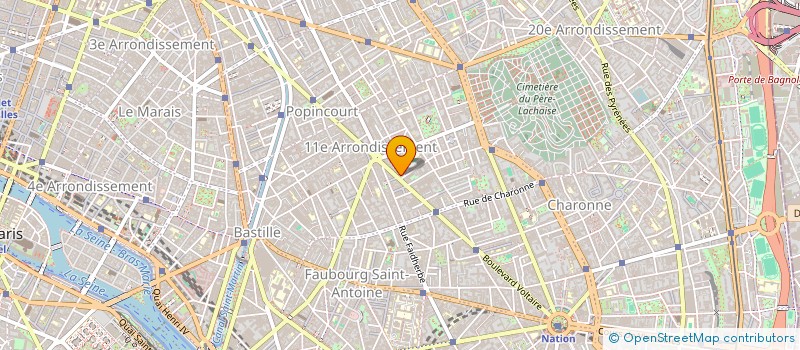 localisation de l'entreprise MADAME ALICE MILLER DE CARUFEL  PARIS