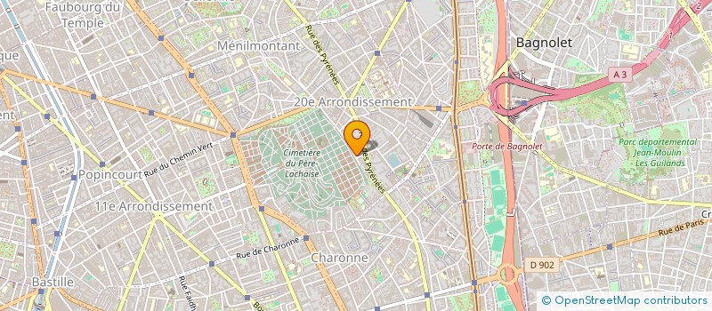 localisation de l'entreprise MADAME ALICE MOINE  PARIS