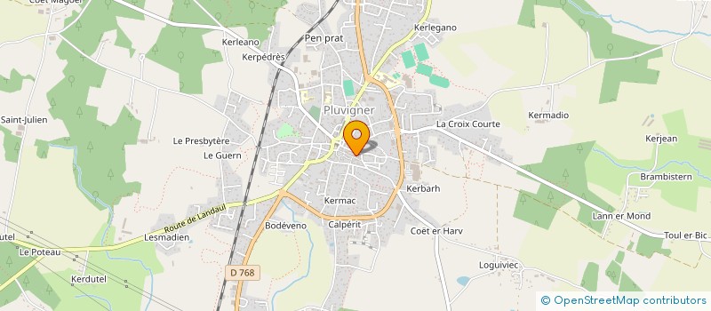 localisation de l'entreprise MADAME ALICE MOLET  PLUVIGNER