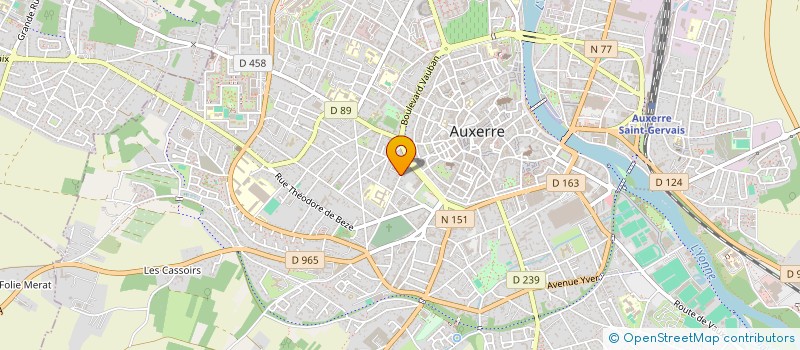 localisation de l'entreprise MADAME ALICE MONGIN à AUXERRE