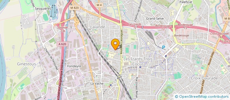 localisation de l'entreprise MADAME ALICE MOQUET  TOULOUSE