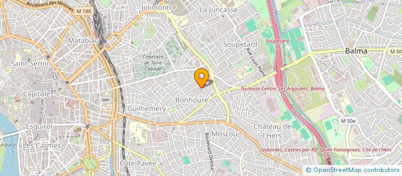 localisation de l'entreprise MADAME ALICE MOREL à TOULOUSE