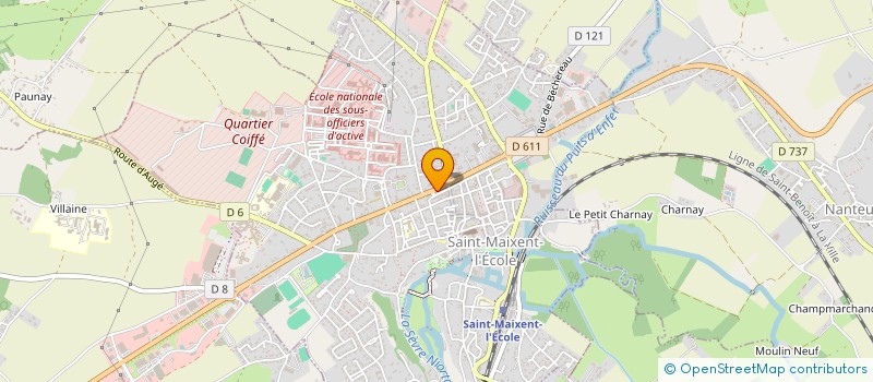 localisation de l'entreprise MADAME ALICE MORELLI  SAINT-MAIXENT-L'ECOLE