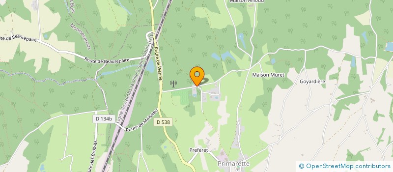 localisation de l'entreprise MADAME ALICE MORENO  PRIMARETTE