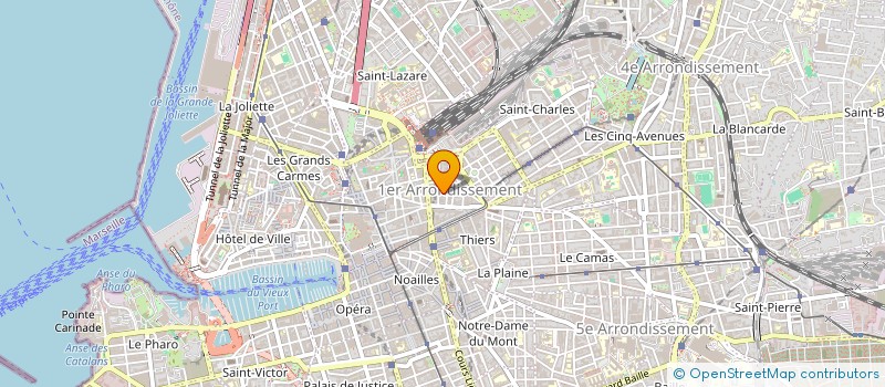 localisation de l'entreprise MADAME ALICE MORTAMET à MARSEILLE