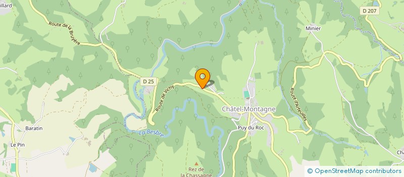 localisation de l'entreprise MADAME ALICE MOUCHETANT à LE MAYET-DE-MONTAGNE