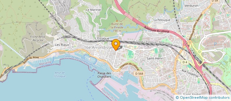 localisation de l'entreprise MADAME ALICE MOURRE à MARSEILLE