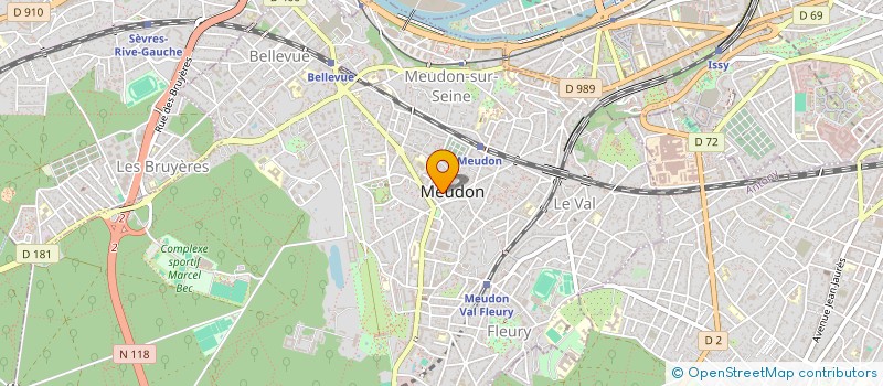 localisation de l'entreprise MADAME ALICE MOUSLEY à MEUDON