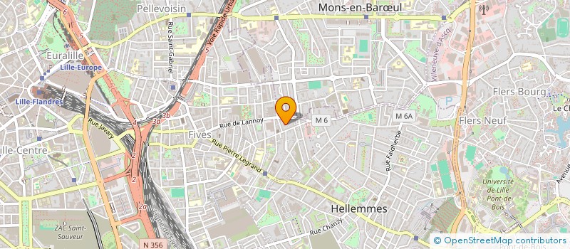 localisation de l'entreprise MADAME ALICE NAGY à LILLE