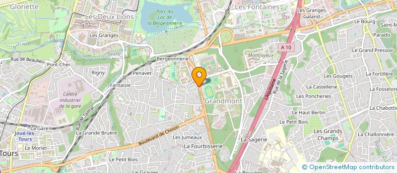 localisation de l'entreprise MADAME ALICE NIVET  JOUE-LES-TOURS