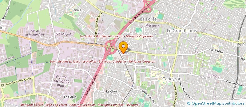 localisation de l'entreprise MADAME ALICE NKOUANGA BOULINGUI  MERIGNAC