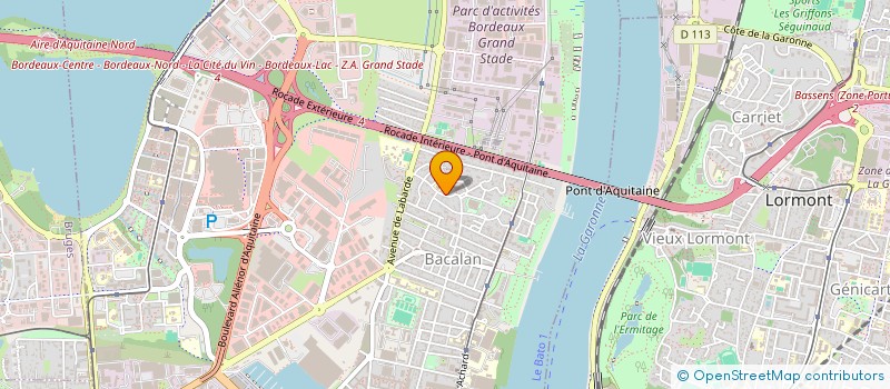 localisation de l'entreprise MADAME ALICE OWIECZKA  BORDEAUX