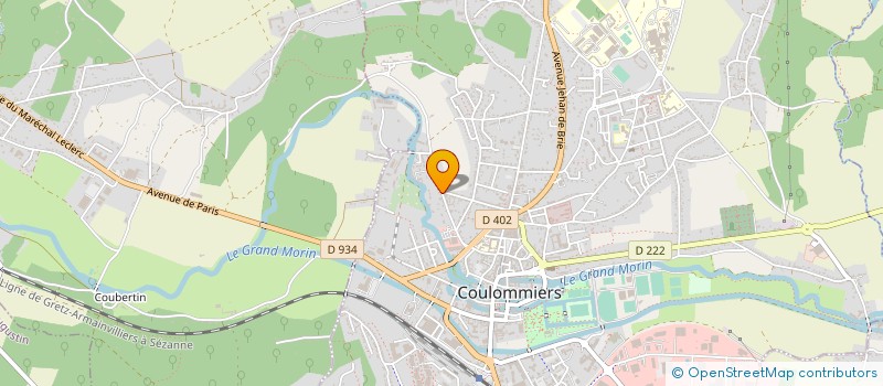 localisation de l'entreprise MADAME ALICE PACHOT à COULOMMIERS