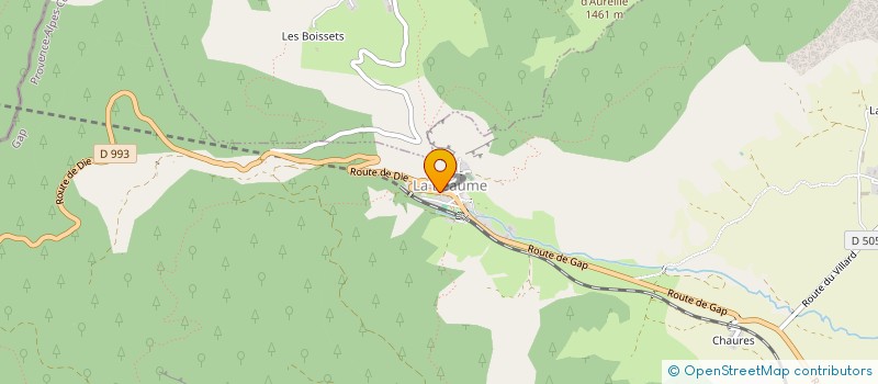 localisation de l'entreprise MADAME ALICE PALLANCA  LA BEAUME