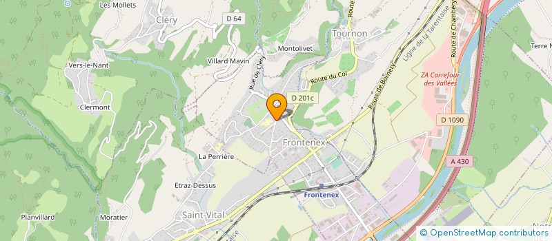 localisation de l'entreprise MADAME ALICE PAME  FRONTENEX