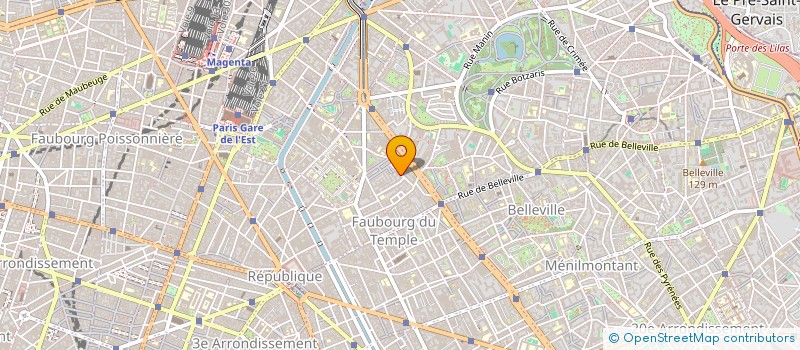 localisation de l'entreprise MADAME ALICE PARET à LEVALLOIS-PERRET
