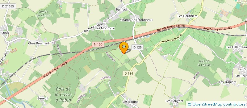 localisation de l'entreprise MADAME ALICE PASDELOUP  SAINTES