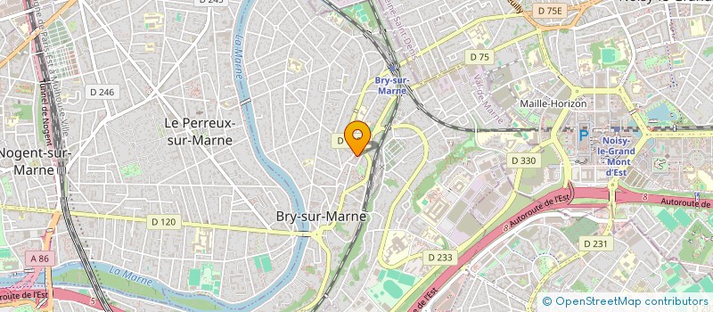 localisation de l'entreprise MADAME ALICE PASSEBON  BRY-SUR-MARNE