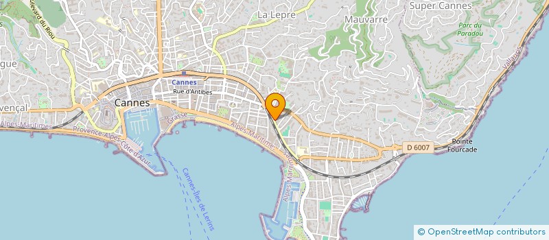 localisation de l'entreprise MADAME ALICE PASTORINO  CANNES