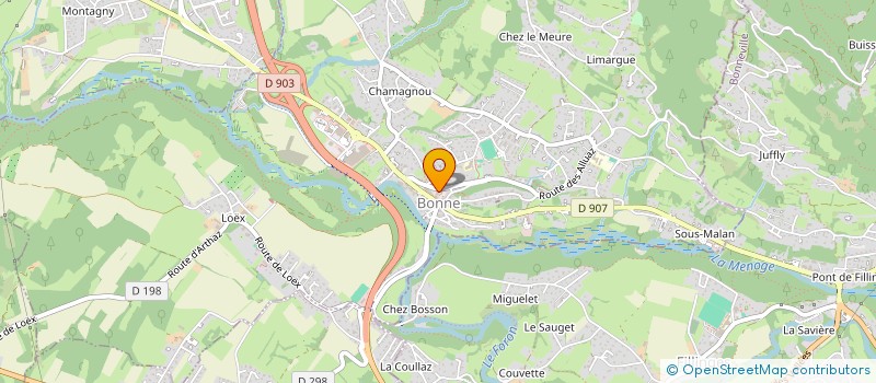 localisation de l'entreprise MADAME ALICE PECHAUD  BONNE