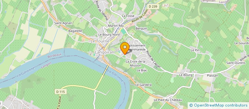 localisation de l'entreprise MADAME ALICE PEDEZERT  SAINT-CAPRAIS-DE-BORDEAUX